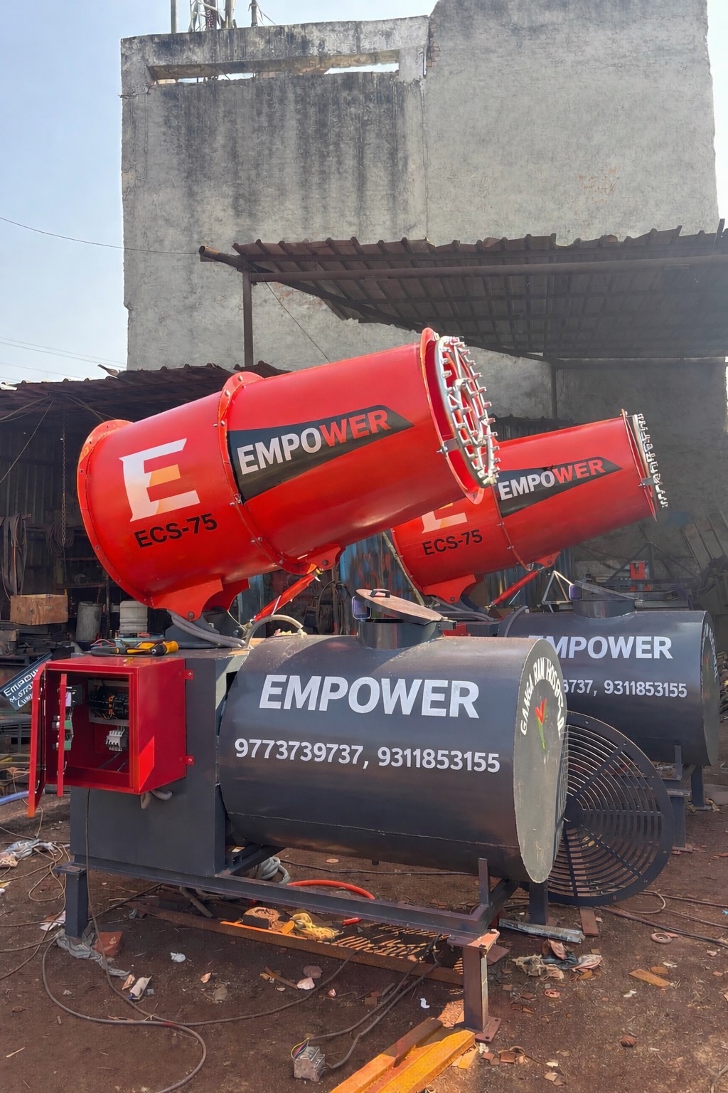 Empower ECS anti smog guns — ECS-75 mist cannons