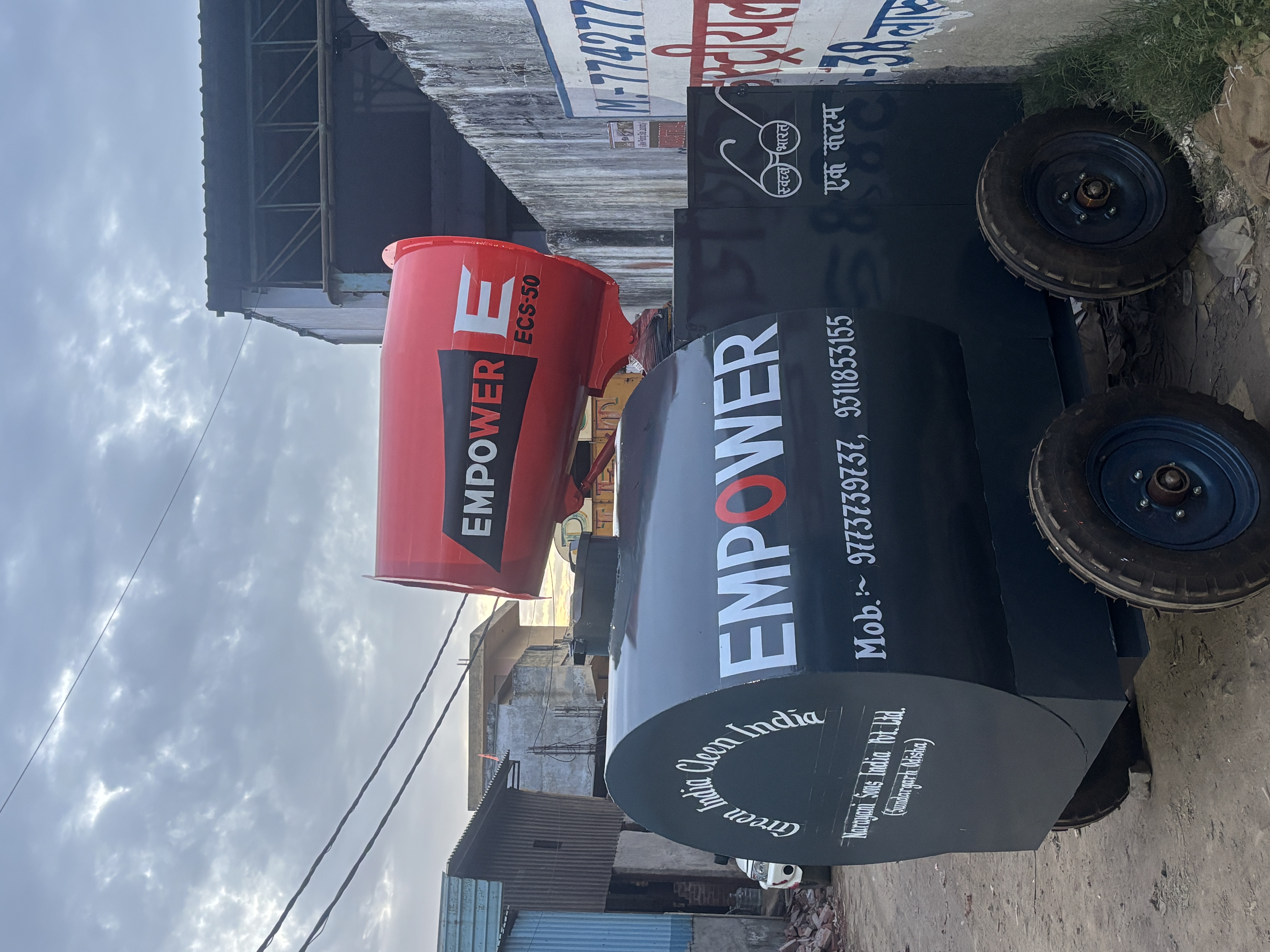Truck mounted ECS